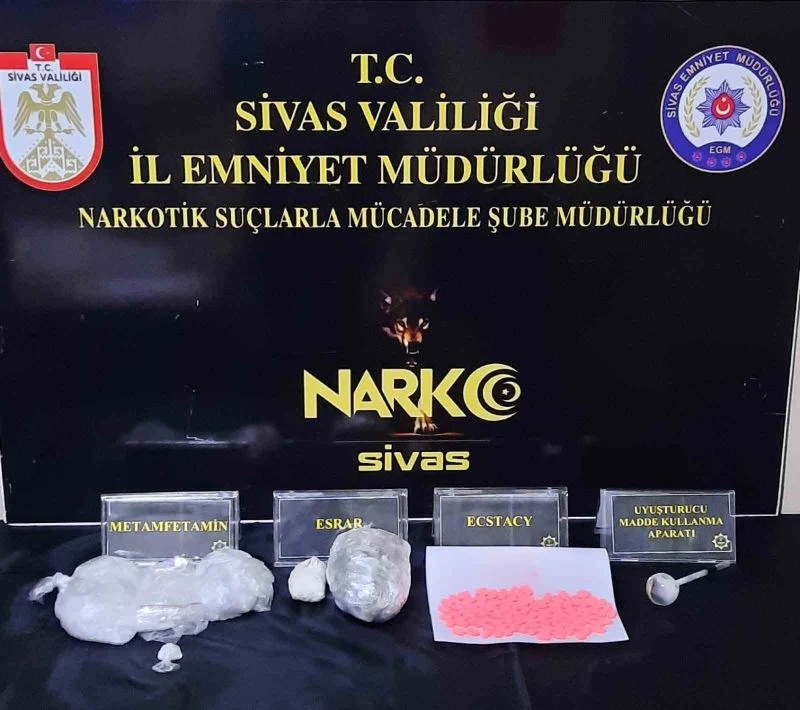 Sivas’ta uyuşturucu operasyonu: 1 tutuklama
