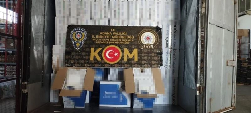 59 milyon kaçak makaron ele geçirildi
