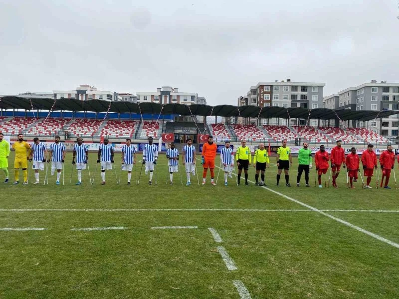 Şahinbey Ampute Futbol Takımı avantajlı döndü
