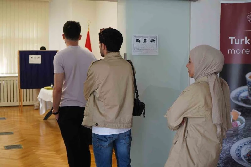 Çekya’da Türkiye’deki seçimler için oy verme işlemi devam ediyor
