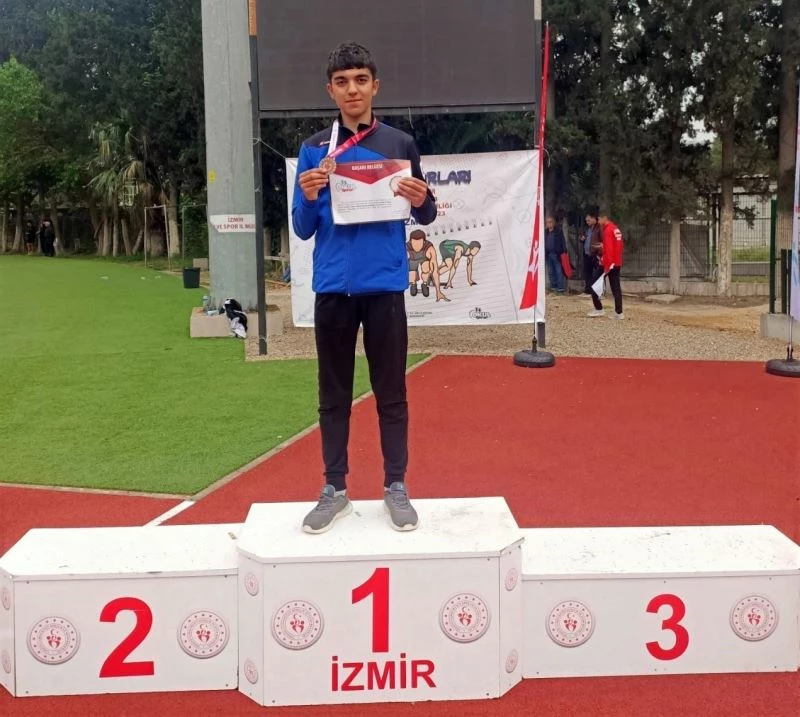 Diyarbakırlı sporcu İzmir’de bronz madalya elde etti
