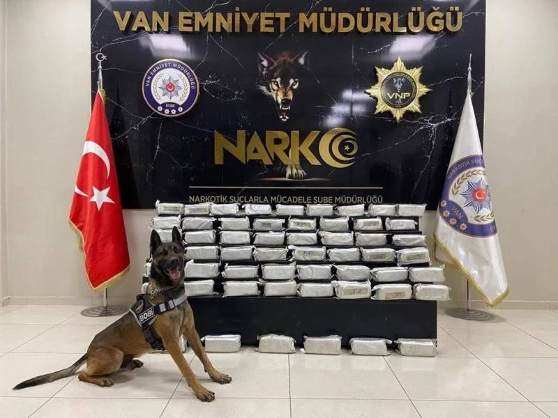 Van’da 60 kilogram eroin ele geçirildi
