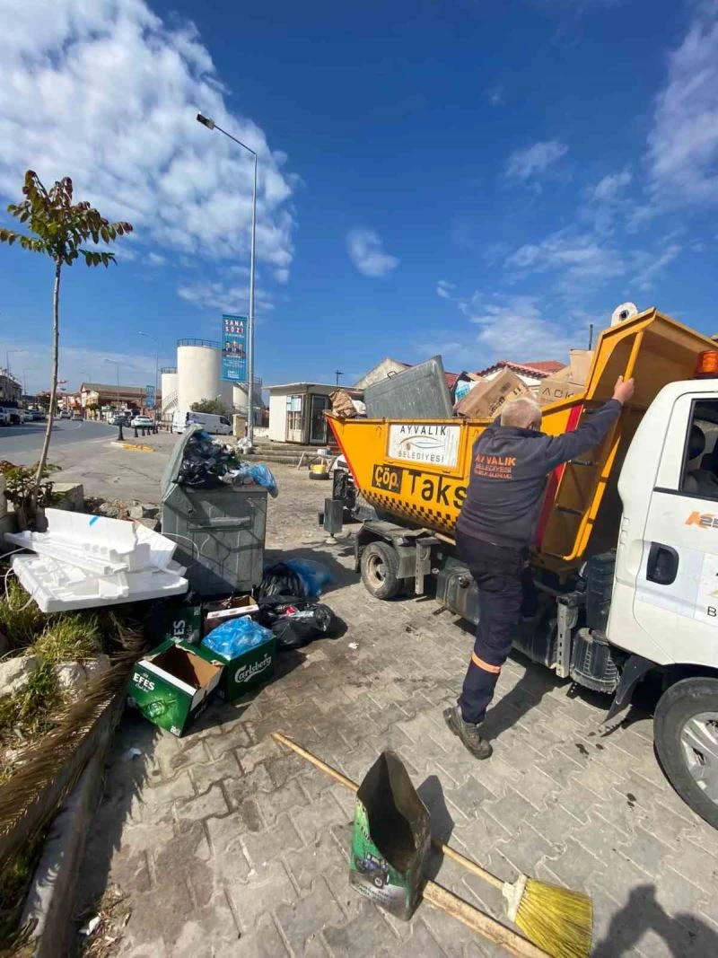 Ayvalık’ta sezon öncesi detaylı temizlik
