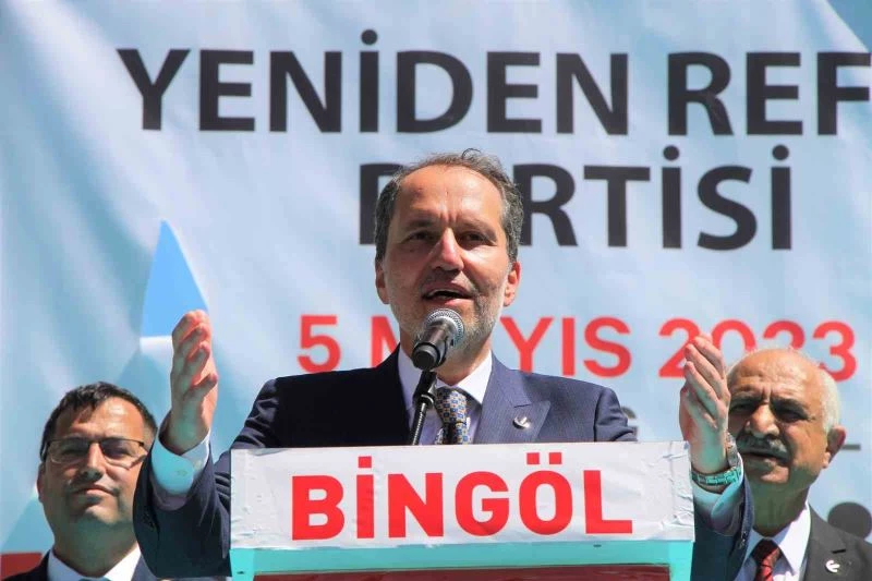 YRP Başkanı Erbakan: ’’Ülkemizin, 7’li masaya teslim edilmemesi için seçimlere Cumhur İttifakı çatısı altında giriyoruz’’
