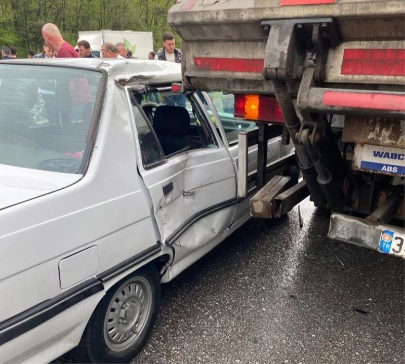 Kavak’ta trafik kazası: 1 yaralı
