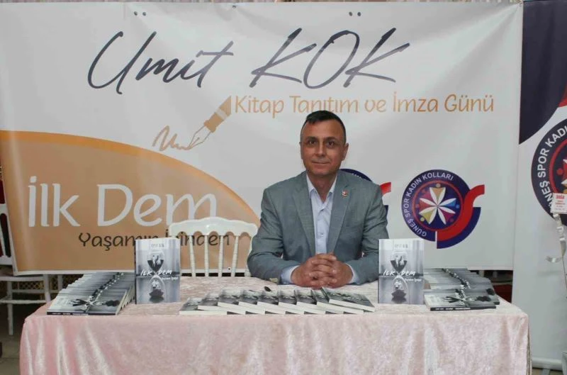 Güneşspor Kulüp Başkanı Ümit Kök’ün “İlk Dem” isimli şiir kitabı okuyucular ile buluştu
