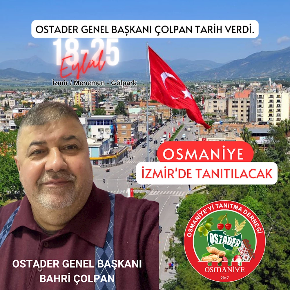 Osmaniye İzmir’de Tanıtılacak