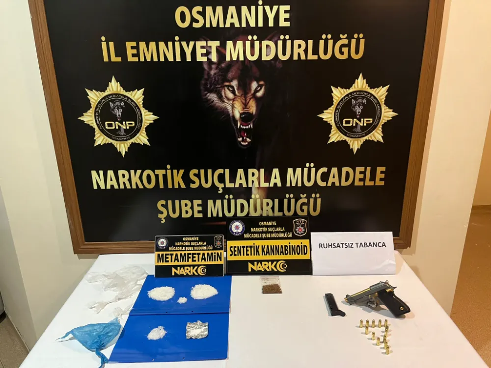 Osmaniye’de uyuşturucu operasyonları: 47 gözaltı