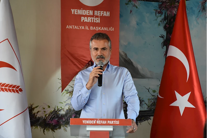Yeniden Refah Partili Kılıç, partisinin Antalya İl Divan Toplantısına katıldı