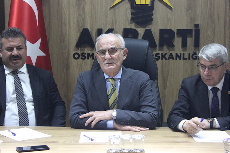 AK Parti Yerel Yönetimler Başkanı Yılmaz, Osmaniye