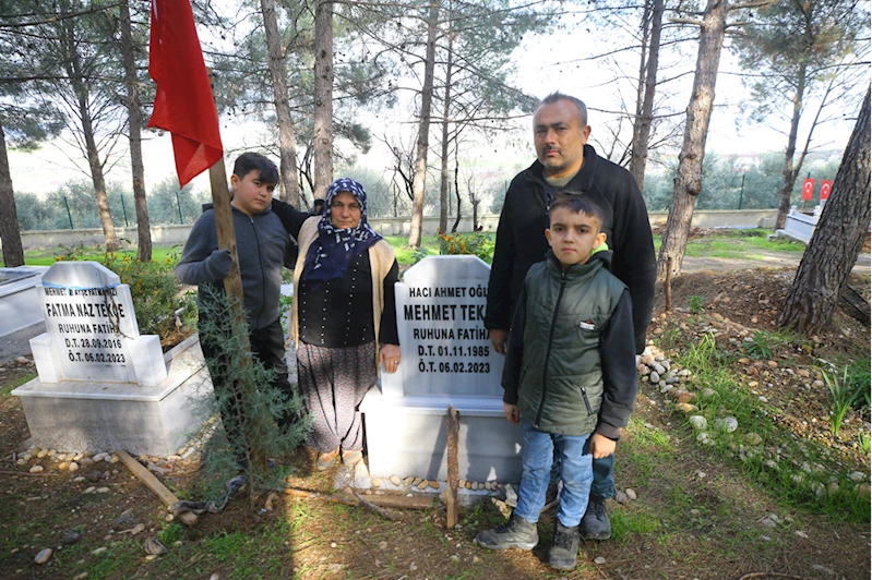 6 ŞUBAT DEPREMLERİNİN BİRİNCİ YILI - Ailesini kaybettiği Ebrar Sitesi enkazından 3 gün sonra çıkarılan Hacı Mehmet, amcasına emanet