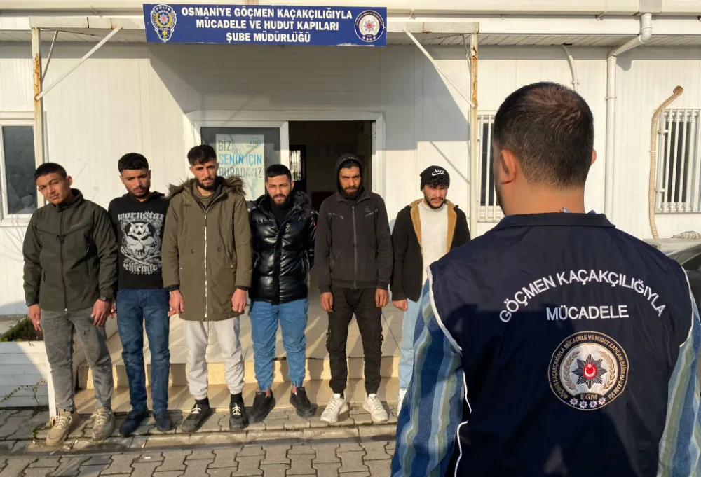 Osmaniye’de uygulama noktasında 6 kaçak göçmen yakalandı