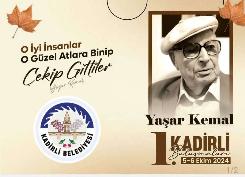 Kadirli’de Yaşar Kemal Buluşmaları