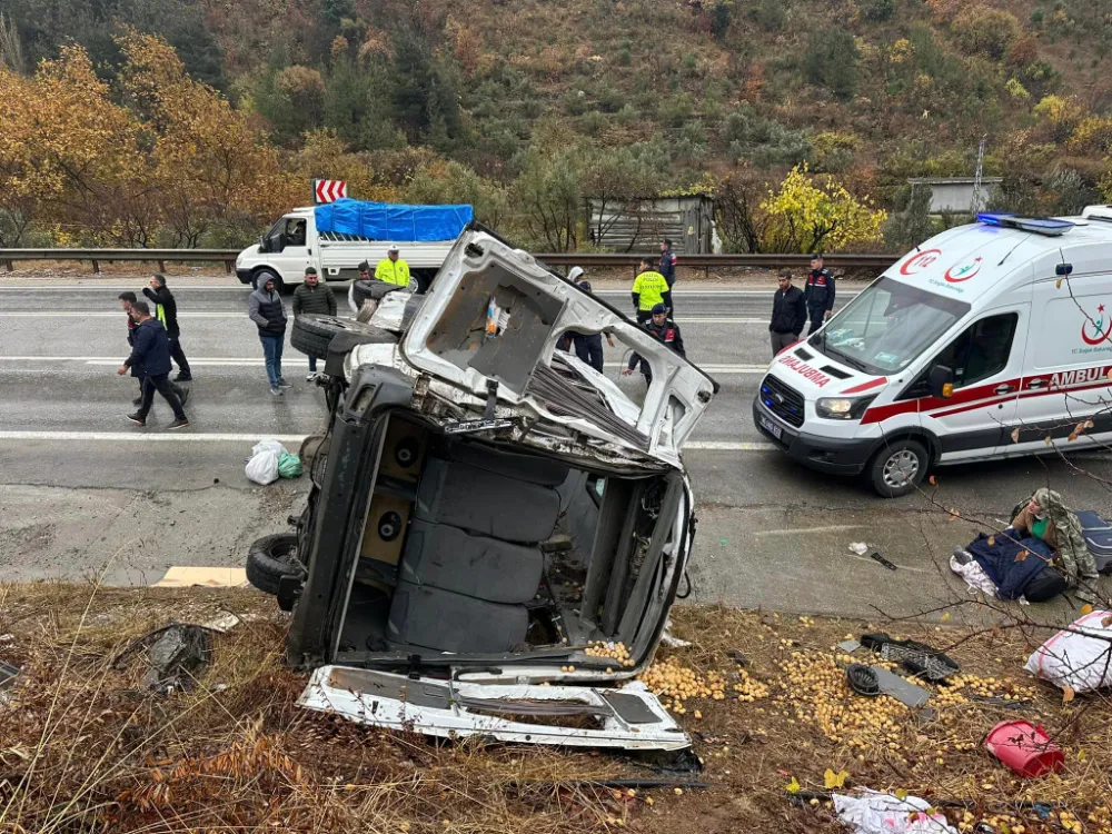 Bahçe’de kaza: 9 yaralı