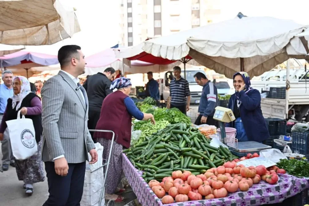 Olcar, Halk Pazarını Ziyaret Etti