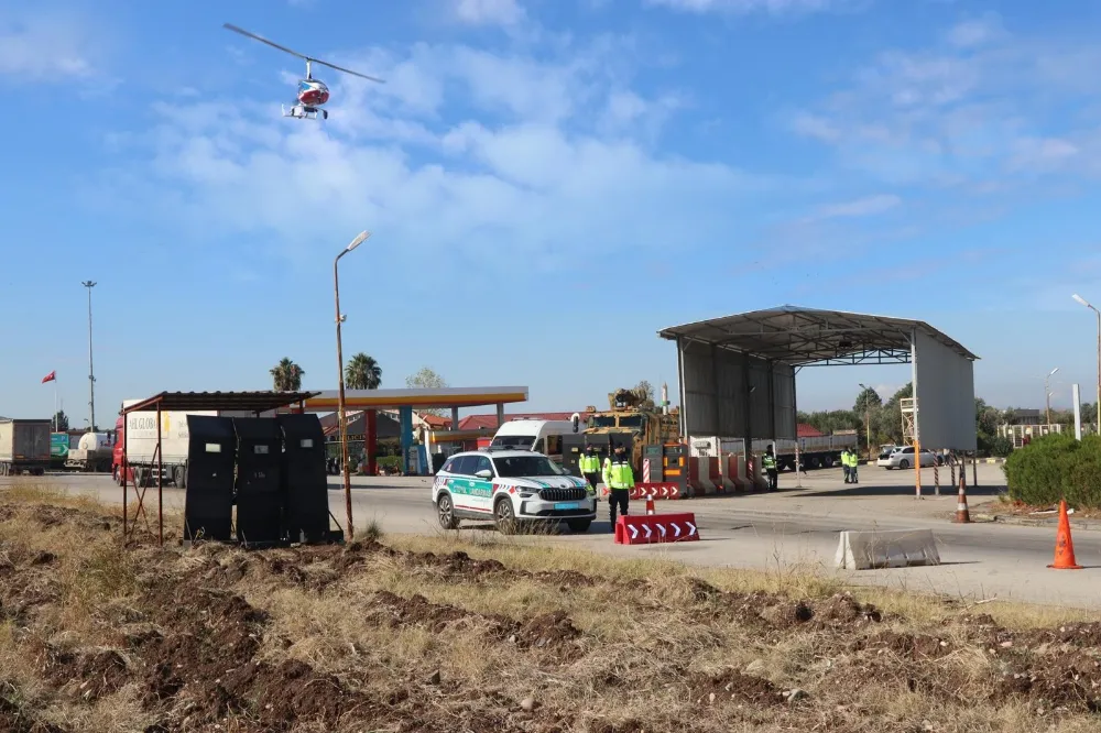 Osmaniye’de cayrokopter destekli trafik ve asayiş denetimi