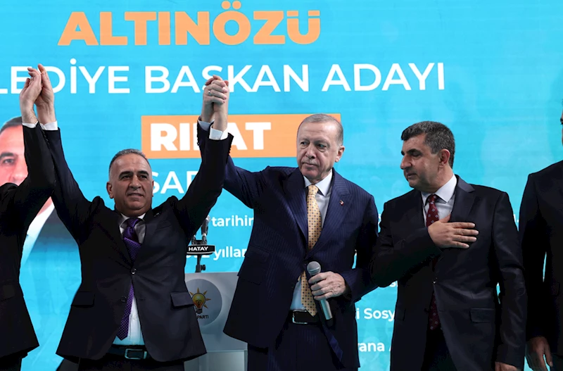 Cumhurbaşkanı Erdoğan, Hatay
