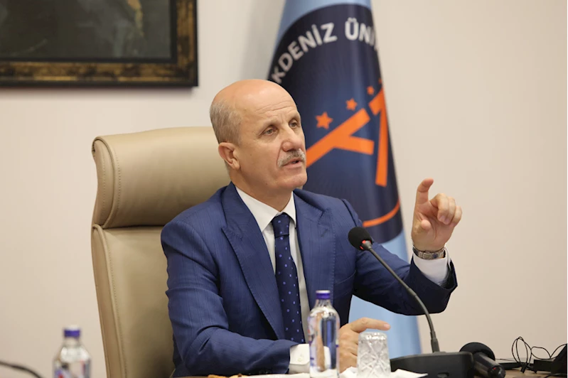 YÖK Başkanı Özvar, Akdeniz Üniversitesi Senato Toplantısı