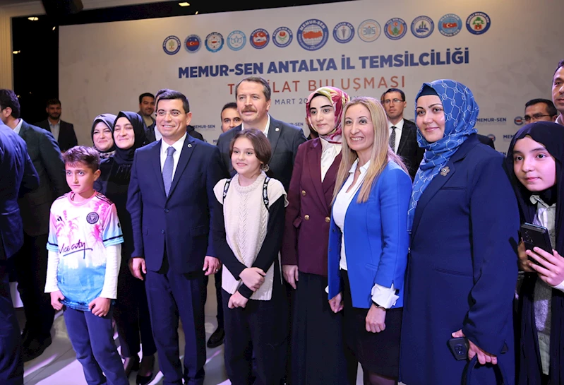 Memur-Sen Genel Başkanı Yalçın, Antalya