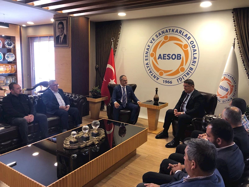 Muratpaşa Belediye Başkan adayı Manavoğlu, AESOB