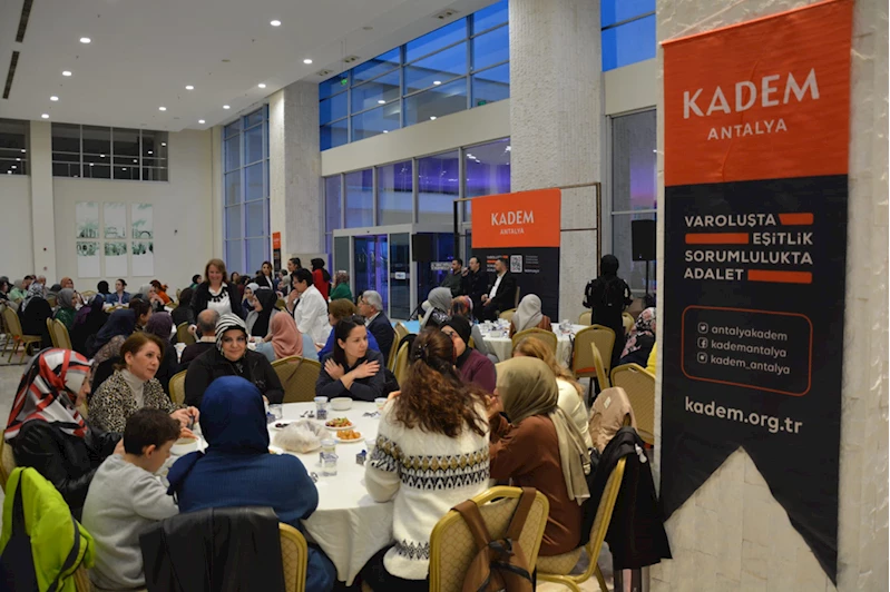 KADEM Antalya Temsilciliği iftar programı düzenledi