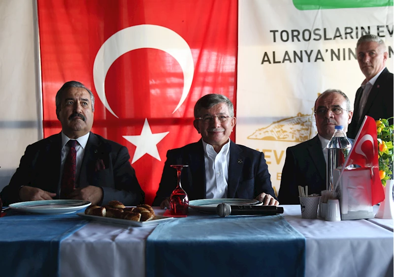 Gelecek Partisi Genel Başkanı Davutoğlu, Alanya