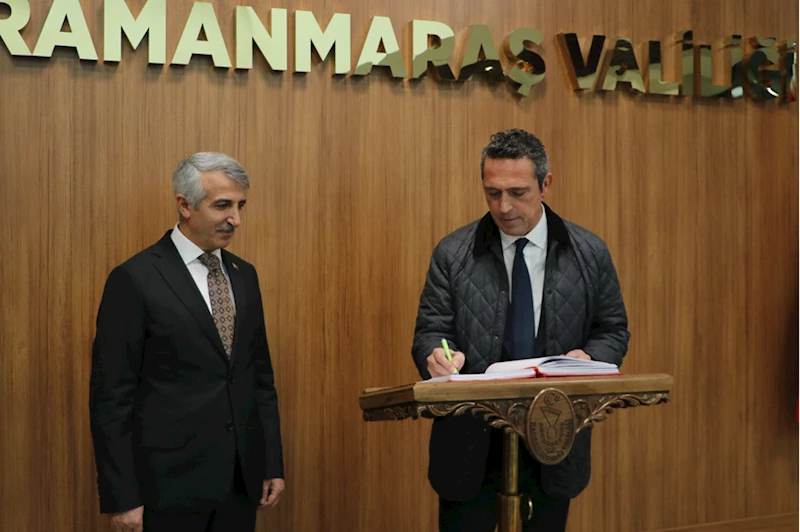 Fenerbahçe Kulübü Başkanı Koç, Kahramanmaraş