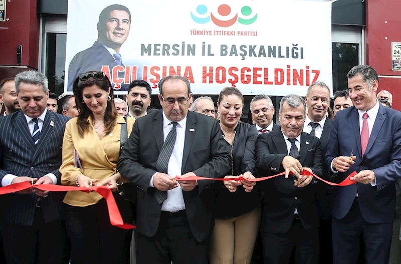 Türkiye İttifakı Partisi Mersin İl Başkanlığı açıldı
