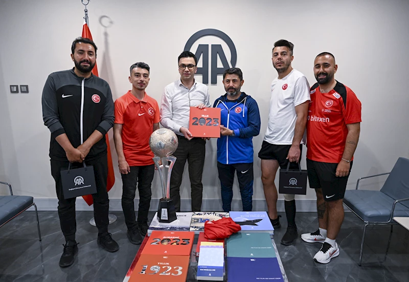 Ampute Futbol Milli Takımı, şampiyonluk kupasıyla AA