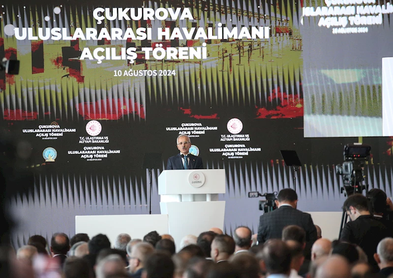 Bakan Uraloğlu, Çukurova Uluslararası Havalimanı