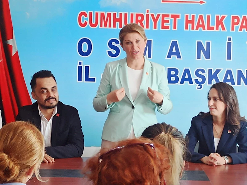 CHP Kadın Kolları Genel Başkanı Kaya, Osmaniye