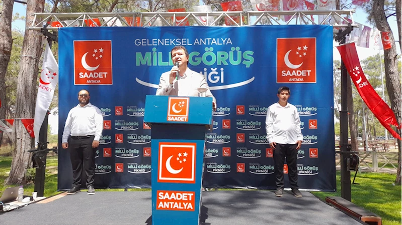 Saadet Partisi Genel Başkanvekili Arıkan, Antalya