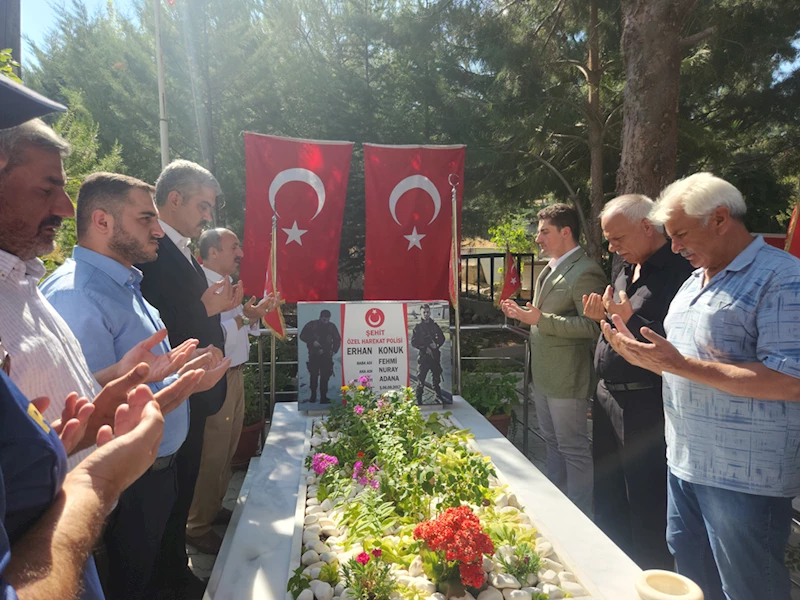 Şehit özel harekat polisi Erhan Konuk için mevlit okutuldu 