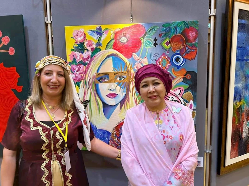 Antalyalı ressam Nurcan Şimşek