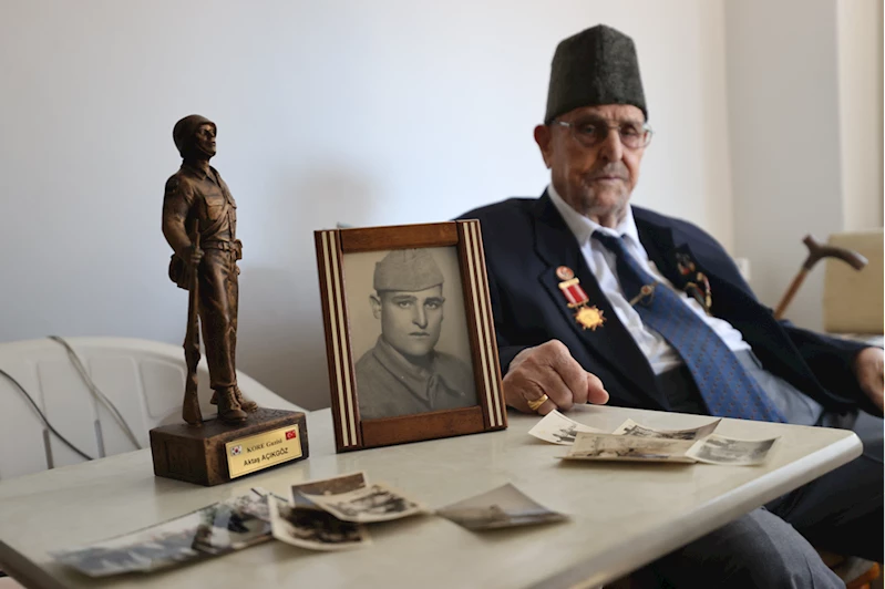 KORE GAZİLERİ YAŞADIKLARINI ANLATIYOR - Yetiştirme yurdunda büyüyen Aktaş Açıkgöz, devlete vefa borcunu Kore Savaşı