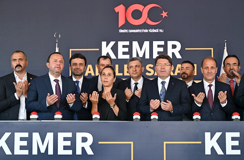 Adalet Bakanı Tunç, Kemer Adalet Sarayı