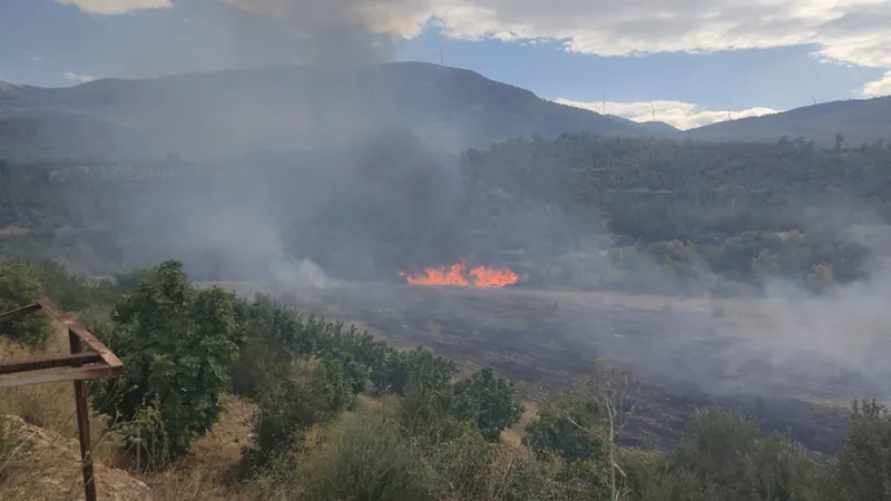Mut ilçesinde çıkan orman yangını kontrol altına alındı
