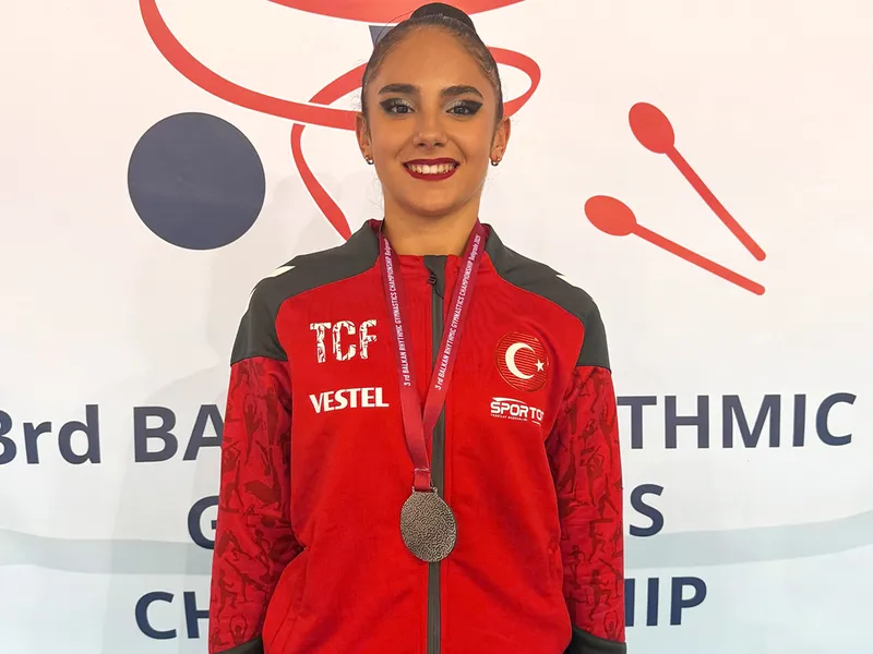 Antalyasporlu Selen Camcı, Balkan Şampiyonasında gümüş madalya kazandı