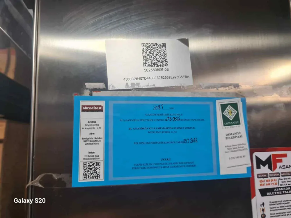 Tüm asansörler güvenli ve kullanıma hazır hale getirildi