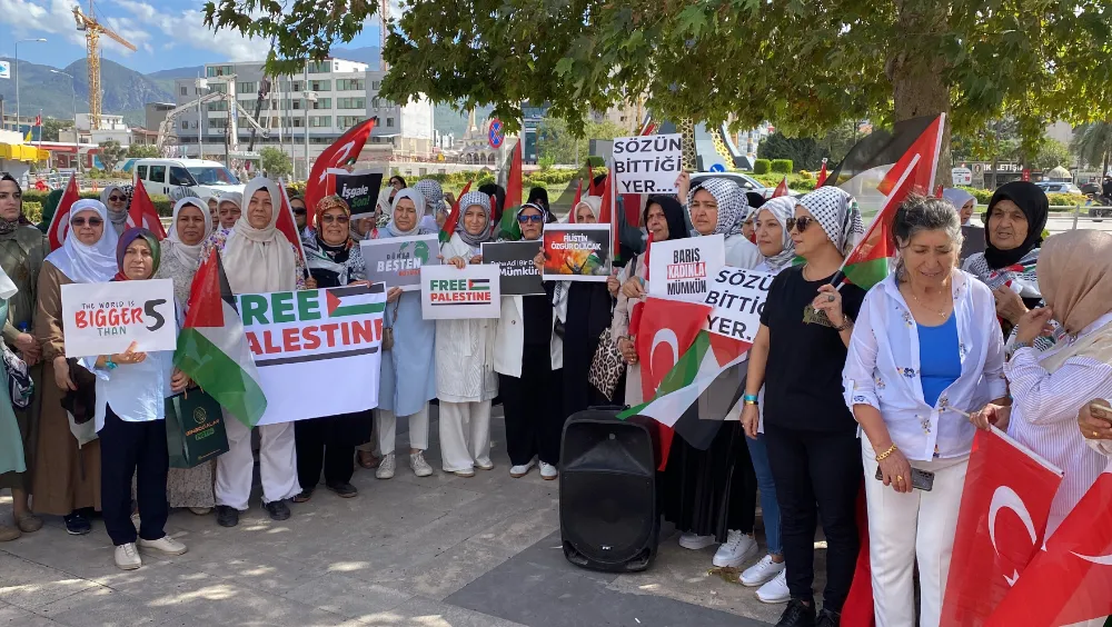 Osmaniye’de kadınlardan “Gazze İçin Sessiz Çığlık” etkinliği