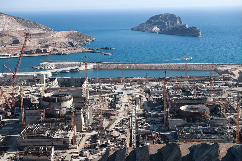 Akkuyu Nükleer Güç Santrali inşaatında günlük çevresel izleme yapılıyor