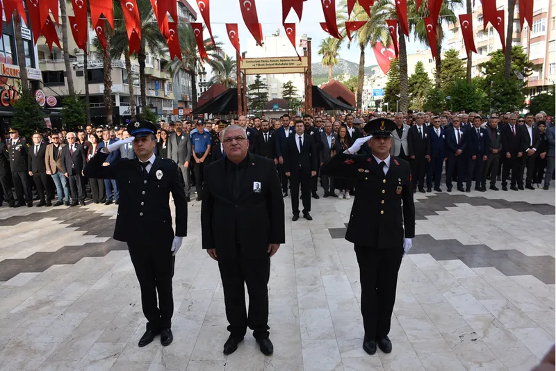 Büyük Önder Atatürk ebediyete intikalinin 87. yılında Kumluca