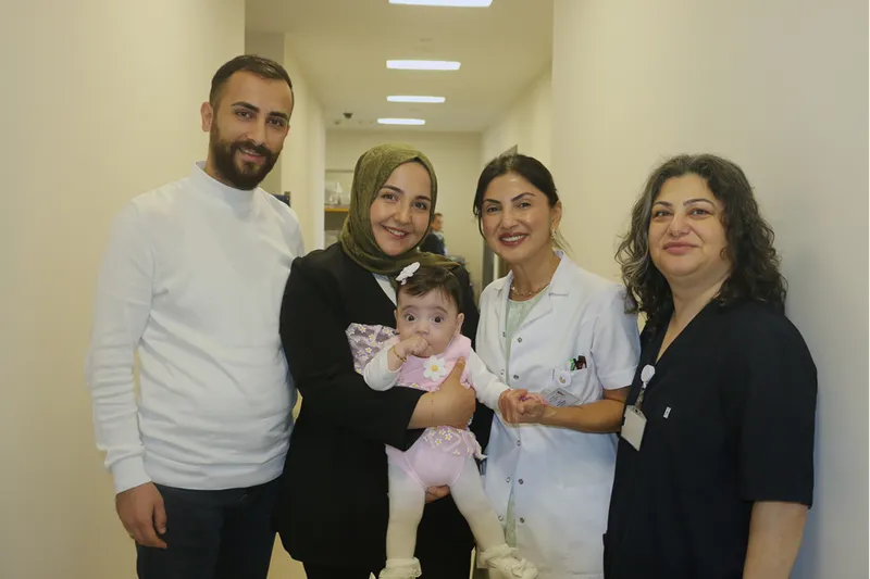 Prematüre doğan Masal Mira 104 günlük mücadeleyle ailesinin kollarına kavuştu 