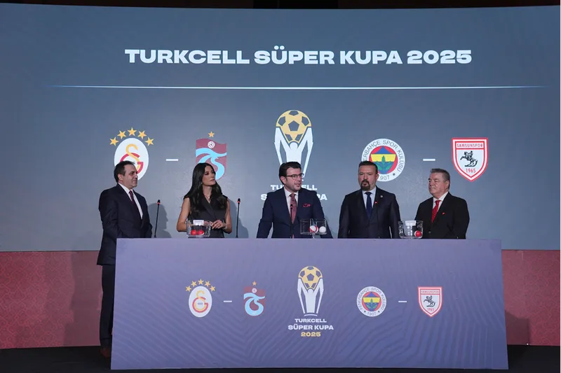 Turkcell Süper Kupa yarı final kuraları çekildi