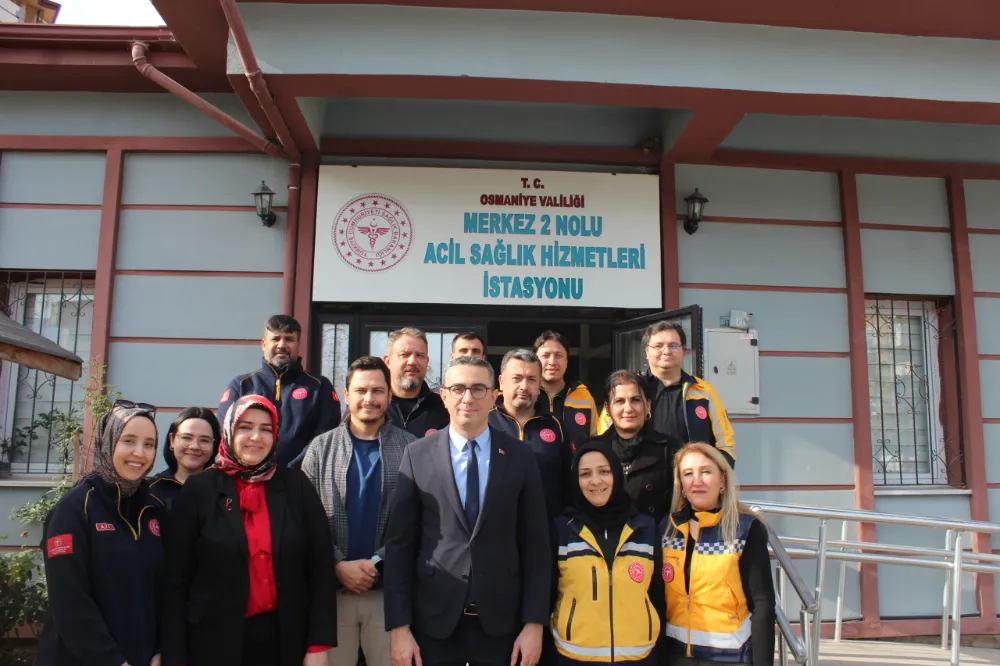 Acil Sağlık Hizmetleri Haftasında 112 Ekiplerine Moral Ziyareti 