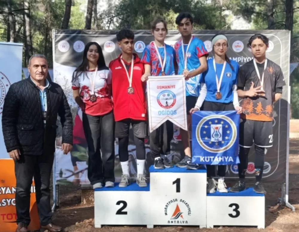 Osmaniyeli sporcular Oryantiring Şampiyonasından madalyalarla döndü