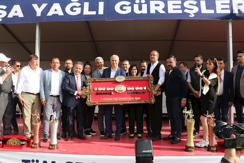 Gazipaşa 3. Yağlı Güreş ve 23 Nisan Çocuk Festivali düzenlendi