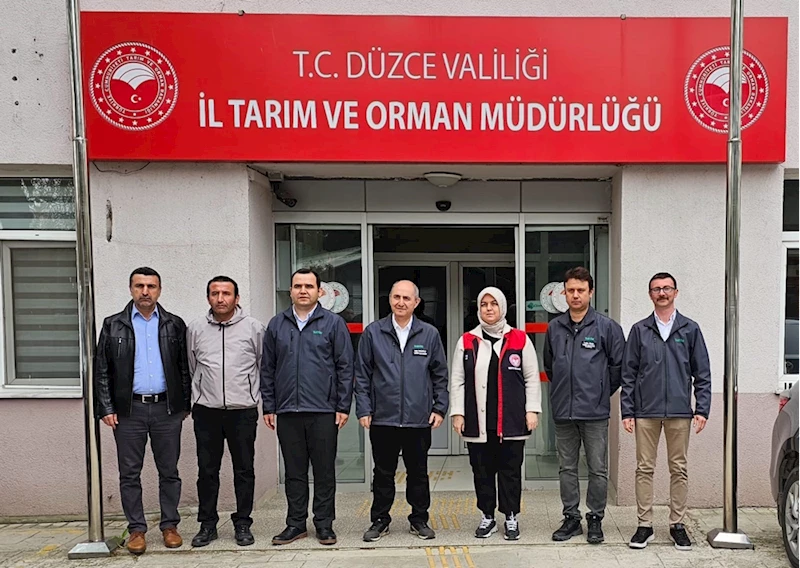 TARSİM heyeti, zirai don tespiti için Düzce ve Sakarya