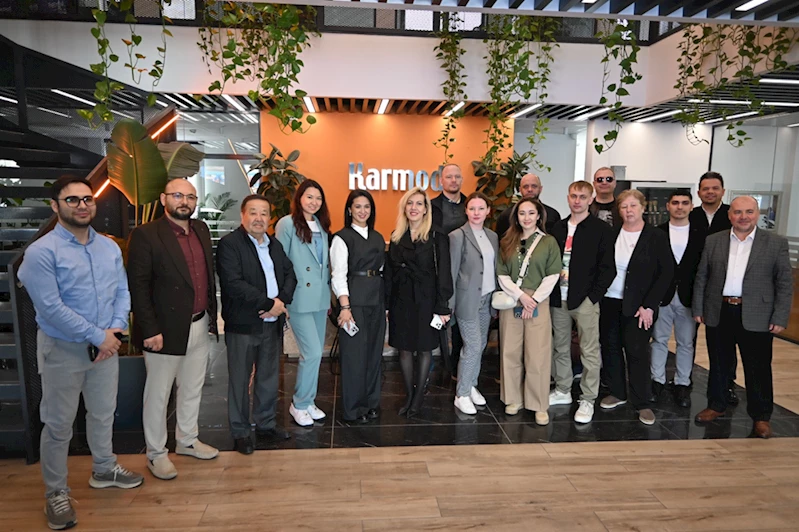 Rus modüler çelik yapı sektör temsilcileri Karmod Üretim Tesisi