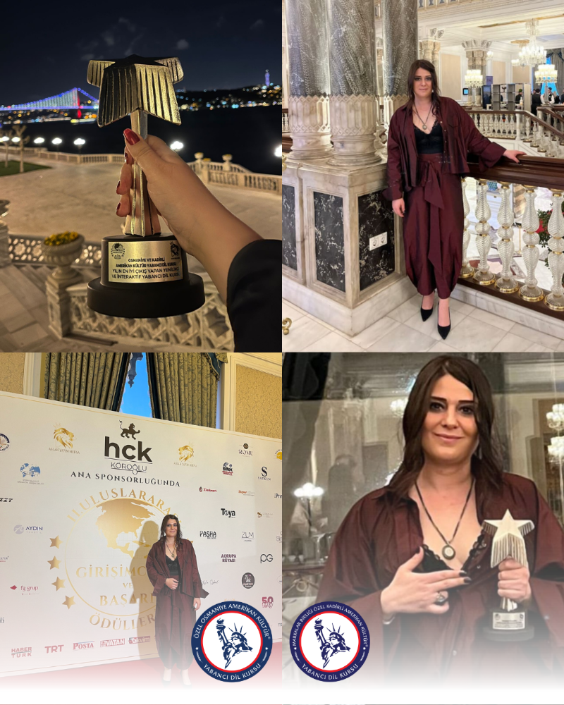 Amerikan Kültür Yabancı Dil Kursu Osmaniye ve Kadirli Şubelerine Uluslararası Başarı Ödülü